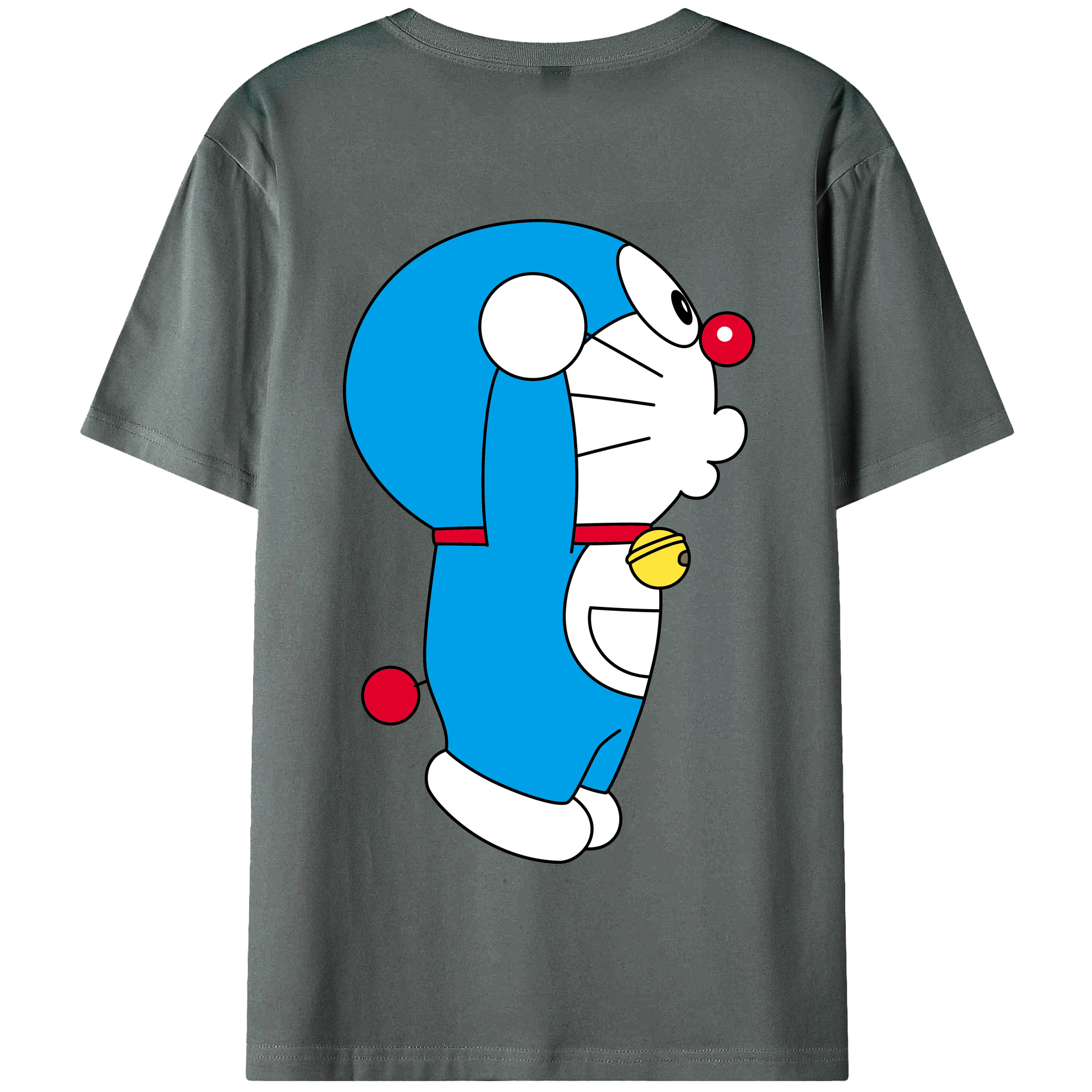 （画像用） ドラえもん Doraemon 綿100％半袖Tシャツ（背面プリント）